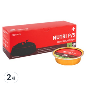 메디코펫 반려동물 프라임 포켓밀 뉴트리 P/S 습식사료 12p, 360g, 2개, 투약보조(저알러지)