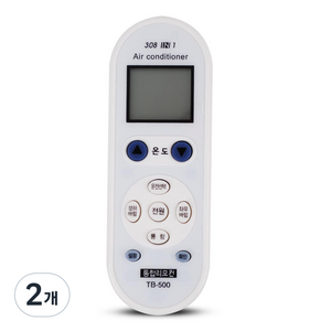 다와 LG/삼성 무설정 에어컨 통합 리모컨, TB-500, 2개