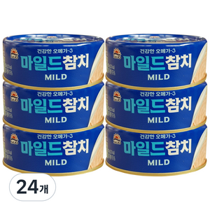 사조참치 마일드, 210g, 24개