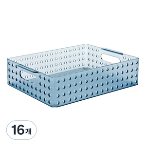 리템 마이룸 S&S 바구니 A4 5.6L, BLUE, 16개