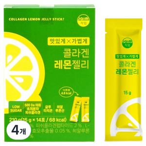 jaim 콜라겐 레몬젤리, 4개, 210g