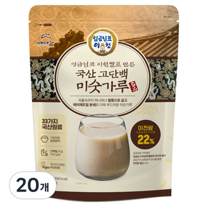 배대감 이천쌀로 만든 국산 고단백 미숫가루, 700g, 20개