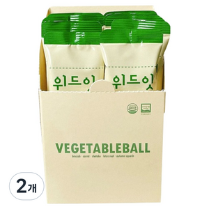 위드잇 유아용 유기농 야채볼 12p, 야채맛, 42g, 2개