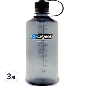 날진 서스테인 내로우 마우스 보틀, 그레이, 1L, 3개