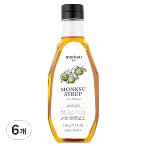 몽크슈 액상 with 알룰로스, 530g, 6개