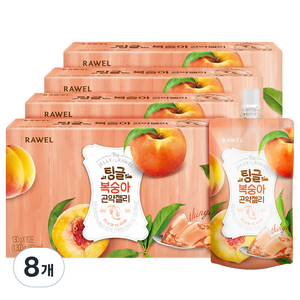 팅글 곤약젤리 복숭아맛 10개입, 1.3kg, 8개
