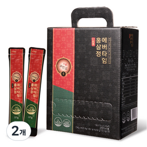 려원담 6년근 홍삼정 에버타임 스틱 100p, 1kg, 2개