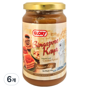 GLORY 싱가포르 프리미엄 카야 스프레드, 420g, 6개