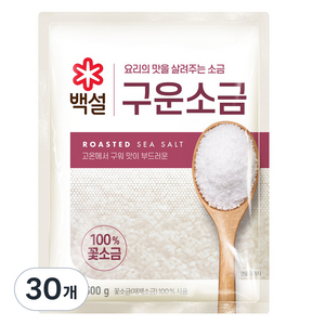 백설 구운소금, 500g, 30개