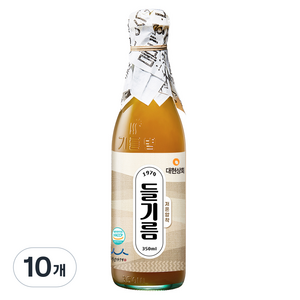 대현상회 저온압착 들기름, 350ml, 10개