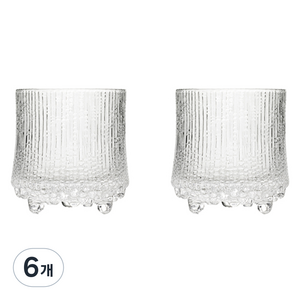 이딸라 울티마 툴레 물컵 280ml, 온더락, 6개