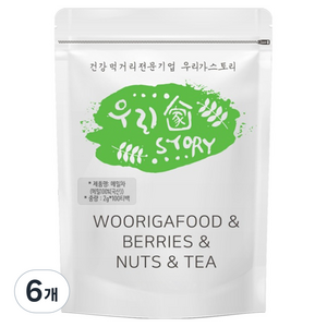 우리가스토리 메밀차, 2g, 100개입, 6개