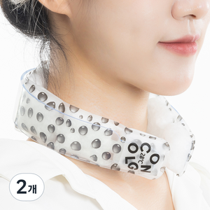 스피드가운 와이드 쿨롱 아이스 넥쿨러, 도트블랙, 2개