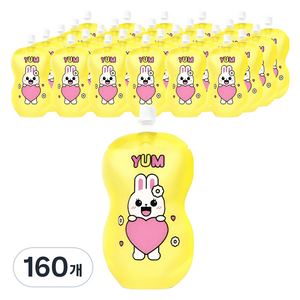 띵파우치 스파우트 파우치 토끼 9mm 150ml, 160개