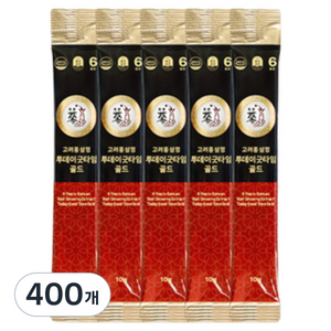 풍년보감 6년근 고려홍삼정 투데이굿타임 골드, 10g, 400개