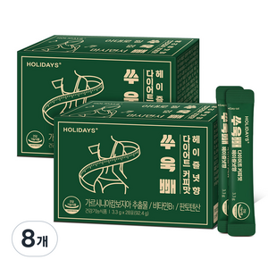 홀리데이즈 쑤욱빼 다이어트 커피맛 헤이즐넛향 28포, 92.4g, 8개
