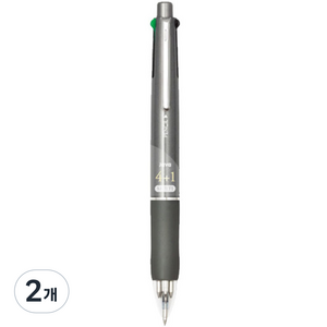 자바펜 제트4+1 멀티펜 0.7mm, 실버, 2개