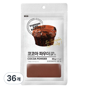 큐원 코코아 파우더, 80g, 36개