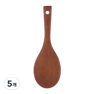 니코트 우드 주걱, 혼합 색상, 5개