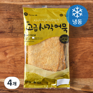 부산미도 고급사각어묵 (냉동), 500g, 4개