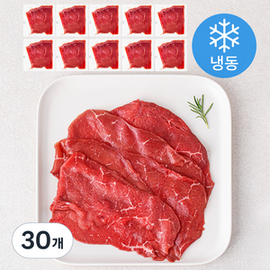 근육꼬기 우둔살 슬라이스 (냉동), 30개, 150g