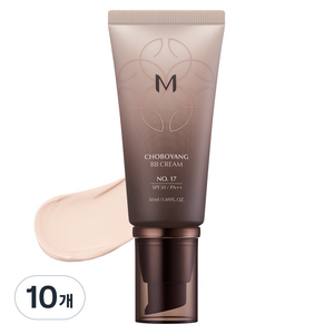 미샤 엠 초보양 비비크림 SPF30 PA++, 17호밝은베이지, 50ml, 10개