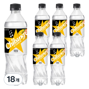 칠성사이다 제로 유자, 18개, 500ml 골드박스 특가