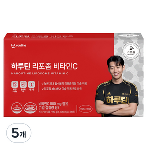 하루틴 리포좀 비타민C 슬리브 99g, 90정, 5개