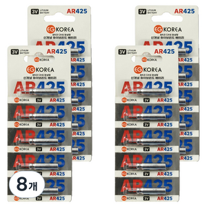 EGKOREA 배터리 AR425 5p, 8개