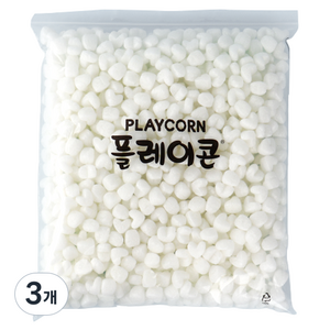 플레이콘 하트모양 미술교구, 흰색, 3개