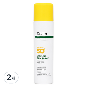 닥터아토 쿨링 선 스프레이 SPF50+ PA+++, 150ml, 2개 골드박스 특가