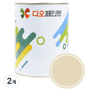 디오페인트 세라믹 플러스 결로 곰팡이 방지용 페인트, 2개, 1L, 뉴트럴10 치즈케이크