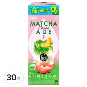 까페모리 말차 복숭아 에이드, 12g, 30개, 10개입