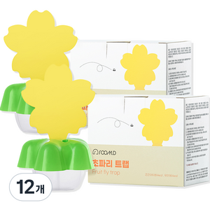 룸디 초파리 트랩 유인제 세트, 12개, 1세트