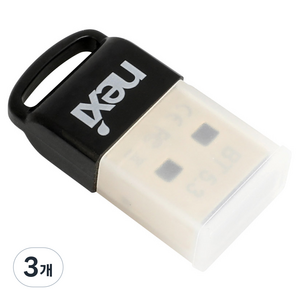 넥시 블루투스 동글, NX-BT53R, 블랙, 3개