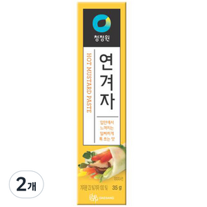 청정원 연겨자, 35g, 2개