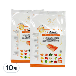 aim 전연령견용 홀리스틱 소프트사료, 연어, 1.2kg, 10개