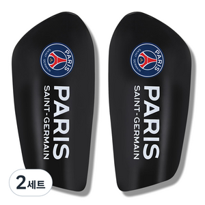 파리생제르맹 신가드 다리보호대 좌우 세트 SN-01, 블랙, 2세트