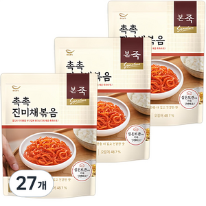 본죽 촉촉 진미채볶음, 60g, 27개