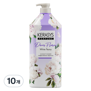 케라시스 디어플로라 퍼퓸컨디셔너 화이트피오니, 1.5L, 10개