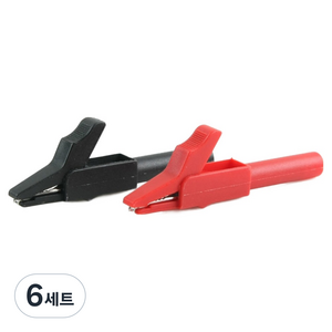 컴스 악어클립형 대칭 바나나잭 2종 세트, 6세트