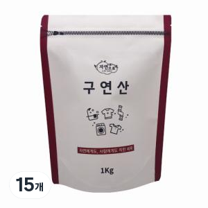 자연으로 구연산, 1kg, 15개