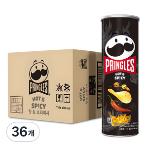 프링글스 핫 & 스파이시, 110g, 36개