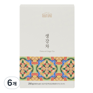 DAMCCOT 생강차 스틱형, 25g, 10개입, 6개
