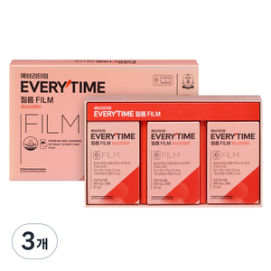 에브리타임 정품 필름 건강기능식품 20매 x 3p, 15.6g, 3개