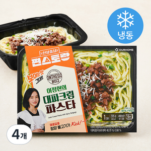 아워홈 온더고 대파크림 파스타 (냉동), 295g, 4개