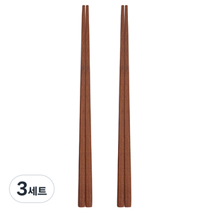 니코트 우드 2인 젓가락 세트, 베이직, 젓가락 2p, 3세트