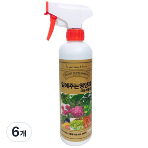 잎에 주는 영양제 모든 식물용, 6개, 500ml