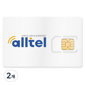 올텔 베트남 유심칩, 7일, 매일 500MB 소진시 저속 무제한, 2개