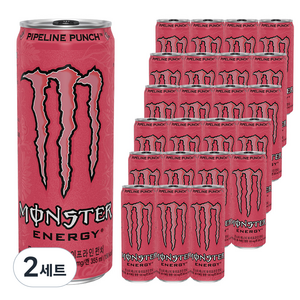 몬스터 에너지 드링크 파이프라인 펀치, 355ml, 48개